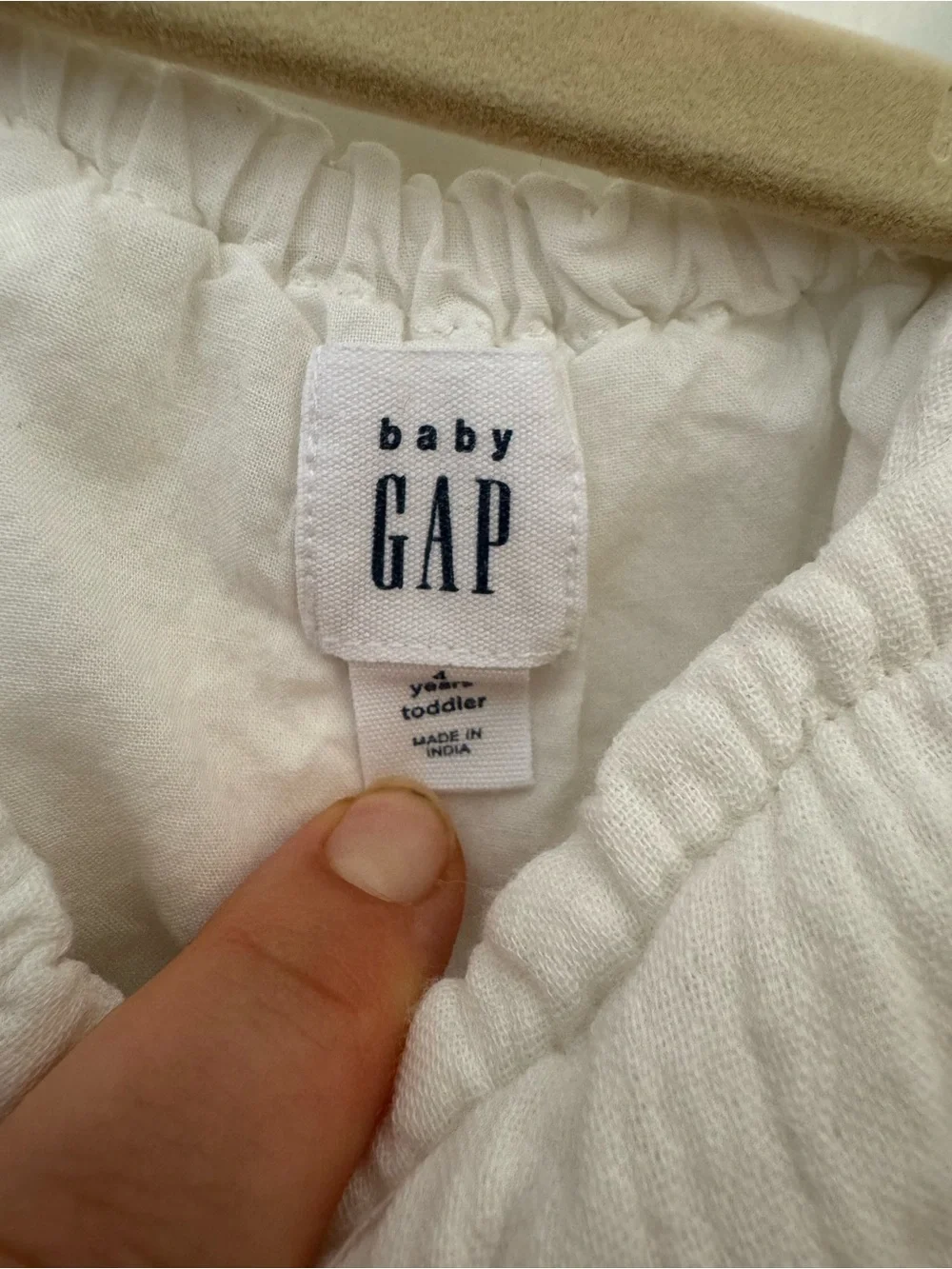 GAP Crinkle Gauze White Dress